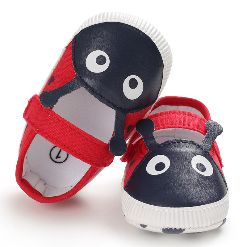 popular pu&cotton Red shoes lovely worm toddler boy girl cute babe shoes