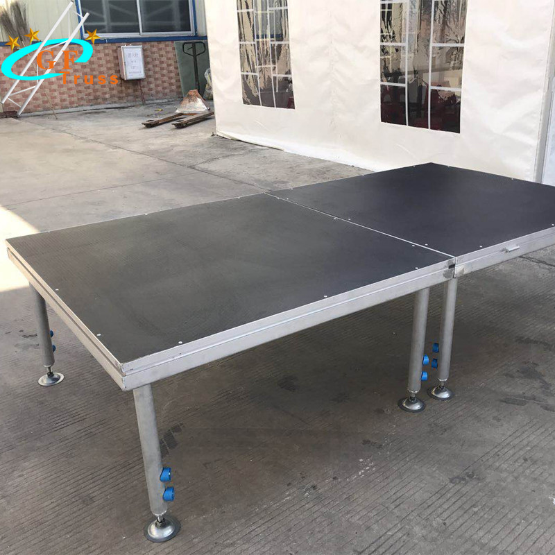 4' X 4' Portable Stage Platform Modular System With Height Adjustable Riser