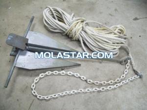Quality Hot Dip Galvanized Stainless Steel Molastar Danforth Anchor Offshore Anchor Easy Handling Steel Anchor For Marine wholesale