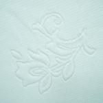 Pure White 200g 100% Polyester Knitted Mattress Fabric Shrink Resistant