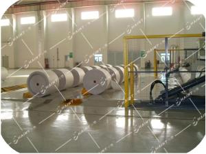 Quality Industrial Paper Roll Handling Equipment With Retractable Sectional Stopper wholesale