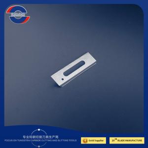 Quality HRA90 Slotted Carbide Razor Blade Thin Industrial Film Slitter Knife wholesale