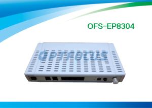 Quality 4 Ethernet 10 / 100M Gpon Epon1 CATV Port 2 FXS Ports Plastic Black Buint in WIFI wholesale