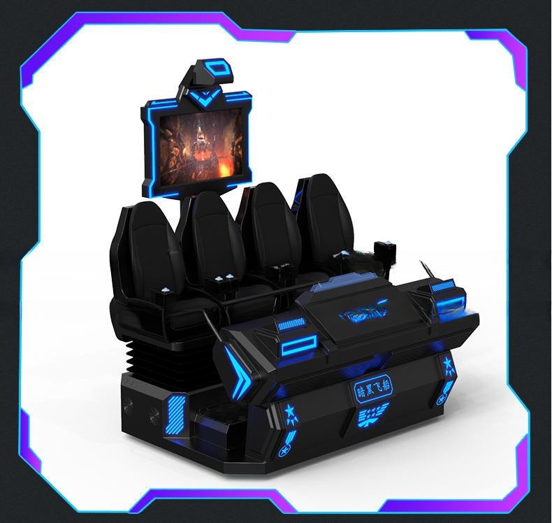 Dreamland 9d virtual reality simulator vr games cinema 4 seats 9d amusement park products vr cinema for sale