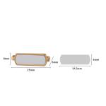 Metal DIY Printed Sublimation Watchband Decorative Buckle Heat Transfer Zinc