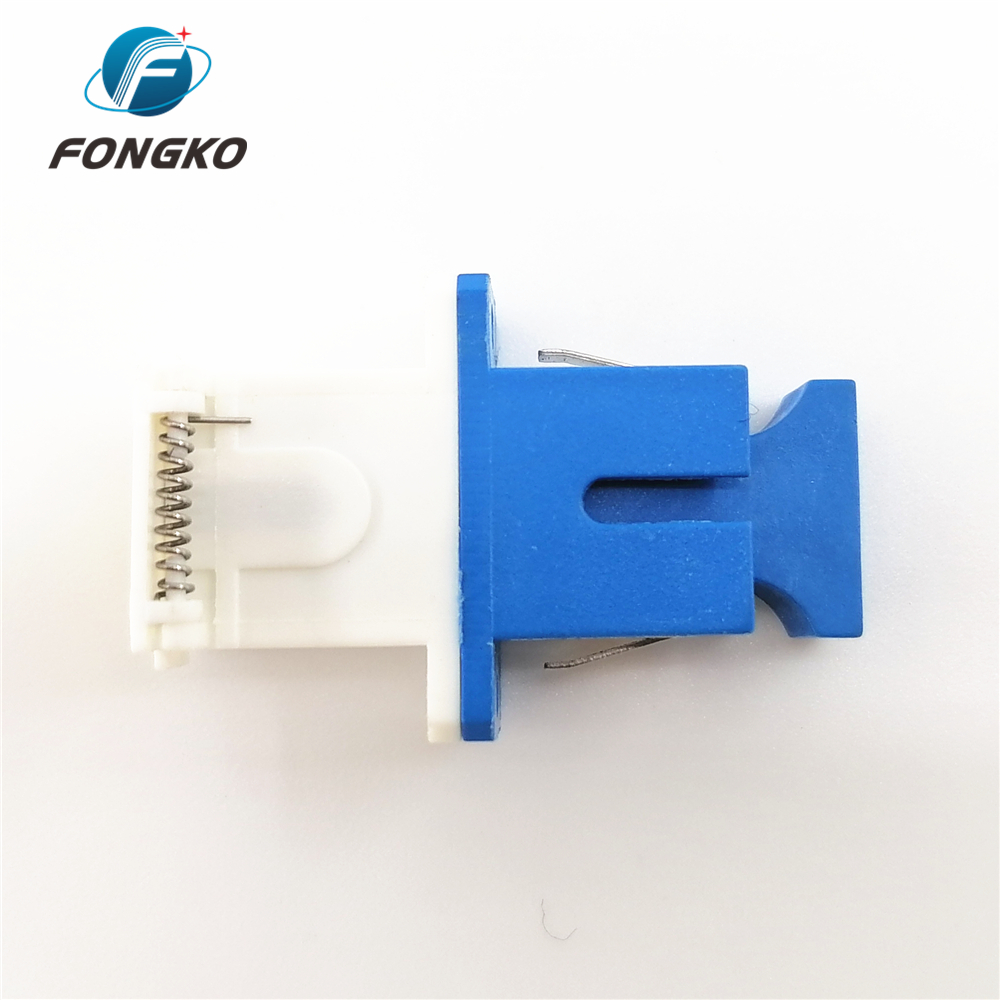 Single Mode LC Duplex Adaptor With Shutter UPC Fiber Optical