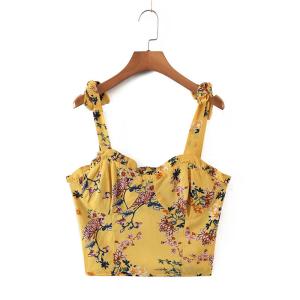 Quality French Retro Chic Women Sleeveless Tank Tops OEM Logo wholesale