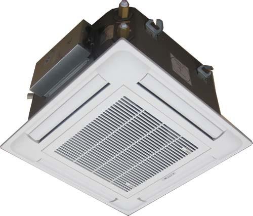 800CFM Air Flow Ceiling Mounted Cassette Fan Coil Unit 2TR Capacity 220V-1-50Hz