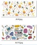 Self Adhesive DTF Wraps UV Transfer Stickers High Heat Resistance
