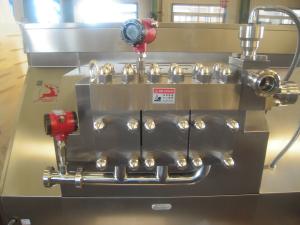 Quality Remote Control 500L/H Dairy Homogenizer For Drink Enzymes wholesale