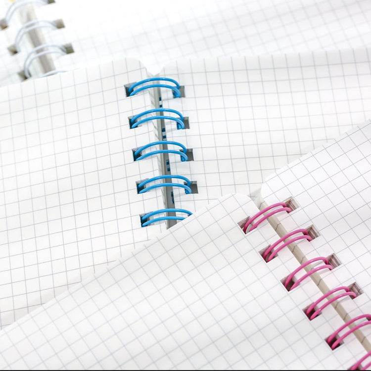 College Student Stationery Square Notebook with Blank Fruits Cover and 128 Inner Pages