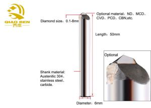Quality Professional Custom Diamond End Mill Cutting Tools High Wear Resistance wholesale