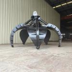 High Efficiency Orange Peel Grapple Or Excavator Grab Bucket