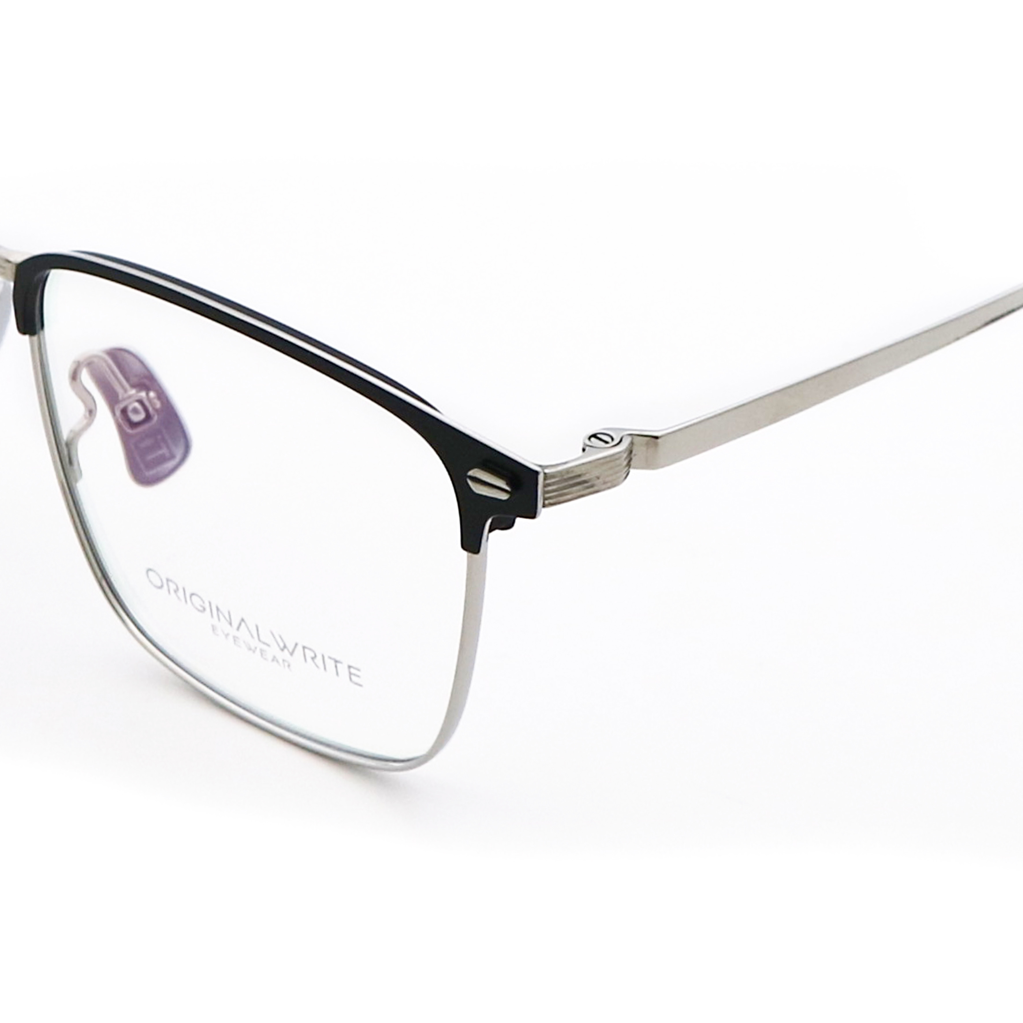 Polygons Eyeglasses Frame Pure Titanium Optical Eyewear Frame