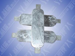 Quality Zinc anode sacrificial zinc alloy for cathodic protection wholesale
