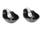 ISO SS304 Blade 2.5L Enamelled Livestock Water Bowl