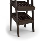 SGS Wooden Retail Display Stands Gin Display Stand With LCD Screen