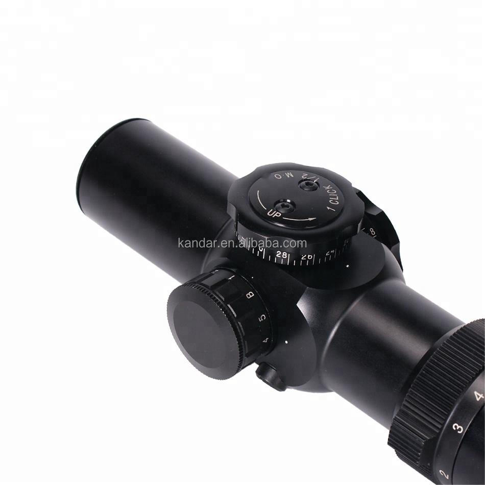 11mm/21mm Base Width 1-6X28 Red and Green Illuminated Light Scope