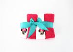 220GSM Microfiber Baby Washcloths , Beautiful Minnie Mouse Baby Bath Towel