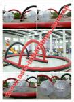 Commercial Giant Inflatables Racing Track For Leisure Activities