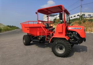 Quality 22kw Mini Site Dumper Custom Farm Trucks With Double Hydraulic Cylinder wholesale