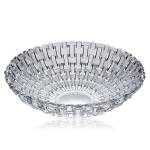 Classic Design Fruit Bowl Salad Bowl Woven Collection Clear Weave Glass Bowl