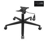 Aluminum Revolving Chair Metal Base With Wheels Five Star Chair Legs