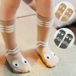 Custom logo, design kids girls socks casual organic cotton