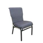 CA117 Banquet Metal Iron conference room chairs Plywood 12mm With Grid Bracket