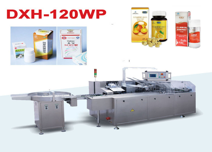 SS304 medicine Bottle Cartoning Machine / Automatically Carton Sealing Machines
