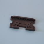 Textile Finishing Machine Parts Bruckner Stenter Sliding Pad Black Peek Carbon