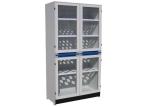 Economical Wood Storage Cabinets , Laboratory Wall Cabinets Powder Coating