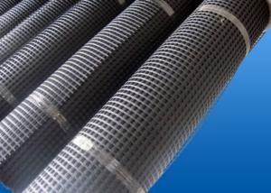 Quality PP High Tensile Strength Glass Fiber Geogrid Black for Retaining Wall wholesale