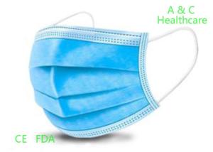 Quality Civil Use Surgical Face Mask Mouth Cover Blue And White Surgical Mask wholesale