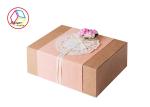 Brown Kraft Candle Boxes Recyclable Feature Customized Service