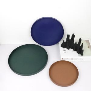 Quality Homemade Personalized OD30cm Round Metal Jewelry Tray wholesale