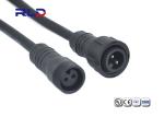 Waterproof Power Cable Connectors 4 Pin Male And Female Waterproof Connector