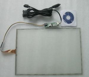 Quality USB Interface 15 inch Resistive Touch Panel Glass with Controller and 0.188mm ITO Film wholesale