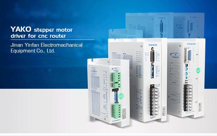 2.4-7.2A Current YAKO YKD2608MH-DK Stepper Motor Driver for Steeper Motor 2-256 Subdivision