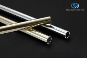 Quality Round 6063 Extruded Aluminum Tubing , T5 2 Inch Aluminum Pipe wholesale