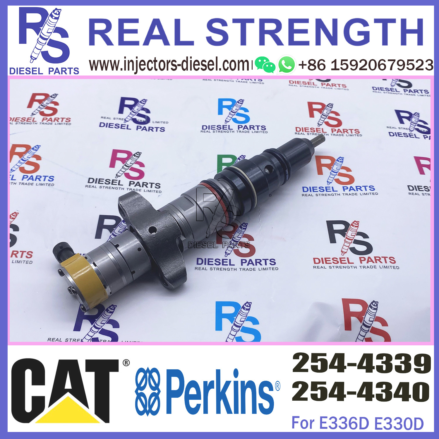 C9 Diesel Engine Caterpillar Fuel Injector 2544340 254-4330 254-4339 254-4340