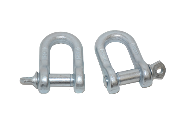 Hot Forged Steel Chain Shackle Galvanized Polished Screw Pin Chain Shackle