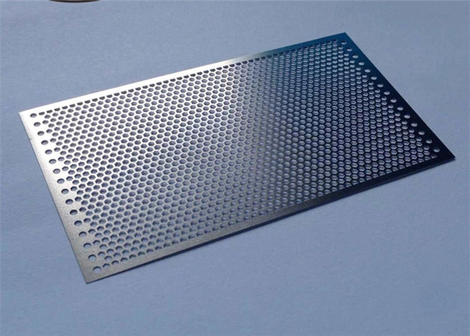 Etching Grid Wire Mesh 2D 1m Round Hole Perforated Metal Corrugated Panels