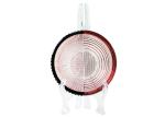 Oval Solid Purple Glass Charger Plates , 32cm Crystal Salad Plates