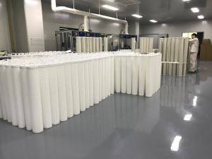 Quality 6&quot; Diameter Pleated Filter Cartridge 99.8% Efficiency Industrial Water Filter wholesale