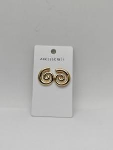 Quality Stylish Swirl Women Mental Stud Earrings wholesale