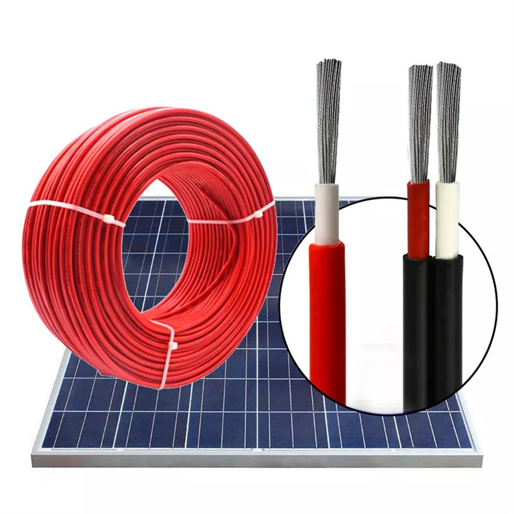 Electrical Wires DC Power Solar PV Cable With Plug Connector Temperature Control Switch