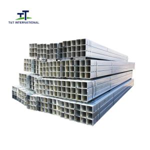 Quality 4x4 ASTM Galvanized Box Tubing , Galv Box Section Profile Industrial Grade wholesale