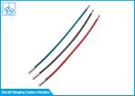 Nylon Stainless Steel Wire Rope Keychain TPU Cable Key Ring