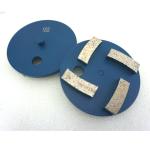 4 Heads Diamond Concrete Grinding Plate Grit 30 - Grit 120 For Polishing Stone